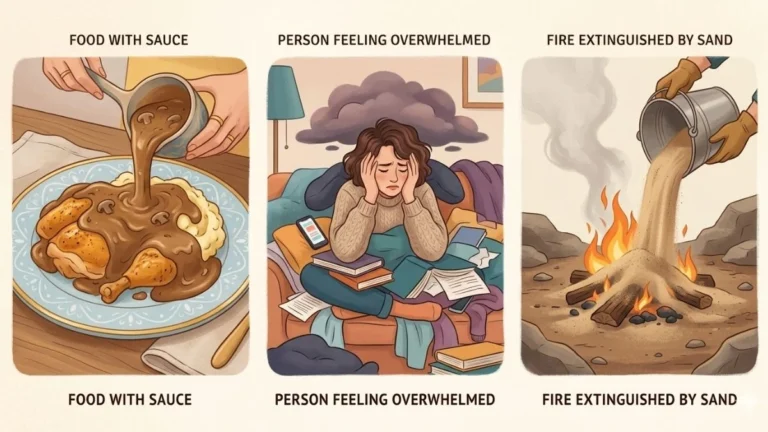 Ilustrasi smothered artinya dalam berbagai konteks