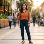Ilustrasi baddie artinya — perempuan muda Indonesia berdiri percaya diri dengan ekspresi yang kuat dan tampilan yang intentional