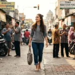Seseorang berjalan percaya diri mengabaikan sekitarnya menggambarkan makna haters artinya dan cara menghadapinya