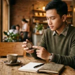 Ilustrasi seseorang memahami bahwa segala proses it takes time artinya butuh waktu dan kesabaran