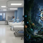 Ilustrasi dualisme makna warded artinya dalam konteks rumah sakit medis dan istilah mata-mata di dalam game