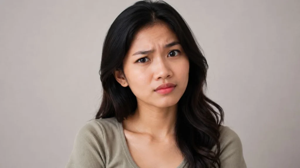 Eyebrow artinya simbol reaksi heran dalam idiom bahasa Inggris, digambarkan lewat perempuan muda yang mengangkat alis dengan ekspresi skeptis